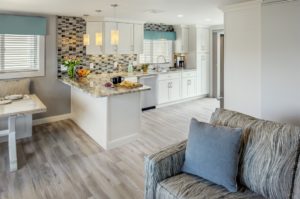 Kitchen Remodeling - Custom wood flooring Rhode Island home
