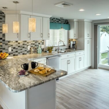 Kitchen Remodeling - custom tile backsplash - Rhode Island home
